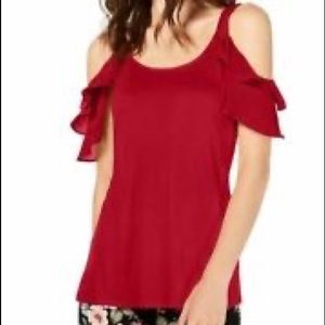 NEW! Inc cold shoulder top